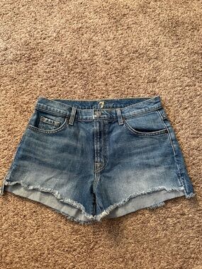 7 For all Mankind denim shorts size 27